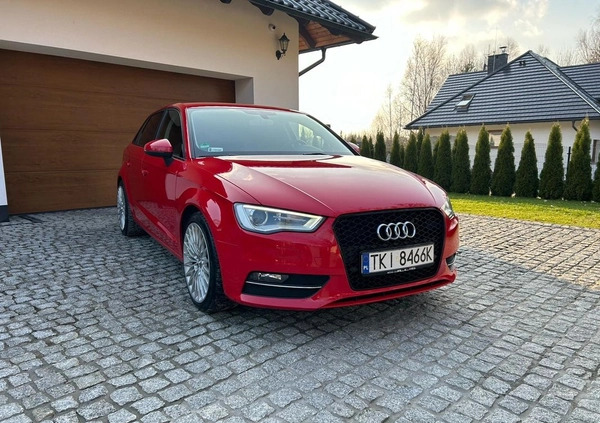 Audi A3 cena 58800 przebieg: 237802, rok produkcji 2015 z Kielce małe 191